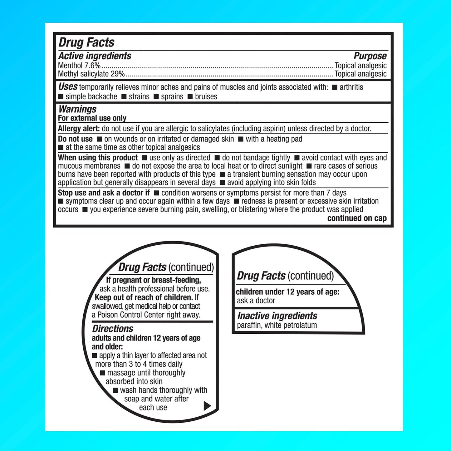 Icy Hot Original Pain Relieving Balm 3.5 oz (pack of 4) Icy Hot