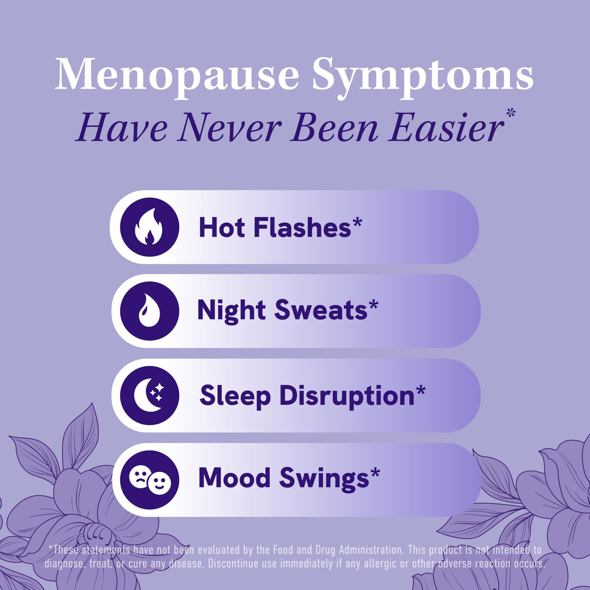 Menopause Supplements for Women Hot Flashes & Night Sweats | Hormone Balance, Menopause Relief for Women & Perimenopause Support | With Black Cohosh, DIM & Red Clover | 60 Ct (2 Month Supply) SMNutrition