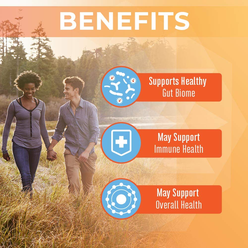 MaryRuth Organics Probiotic Turmeric + Extra GI Support | 62 Billion CFU | Organic Ingredients Turmeric Complex with Probiotics | Turmeric Curcumin Capsules for Digestion | Vegan | 60 Count MARYRUTH'S