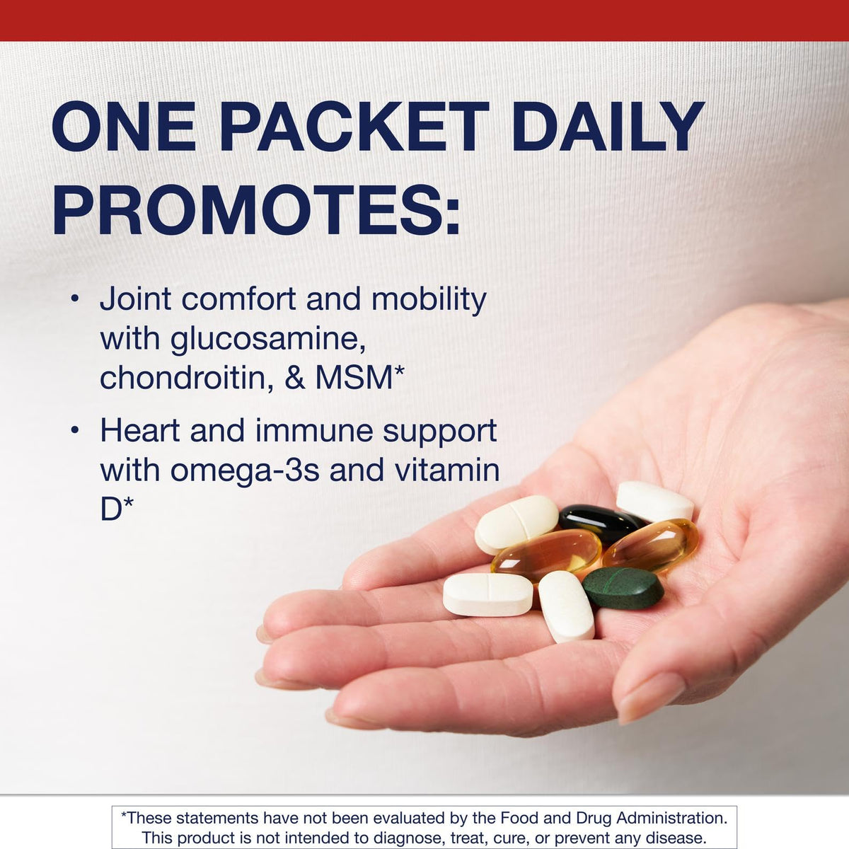 Metagenics Wellness Essentials Active Daily Packs - with Glucosamine, Chondroitin, MSM, Magnesium, Vitamin C & Omega-3* - Supports Mobility, Cartilage & Bone Health* - 30 Packets Metagenics