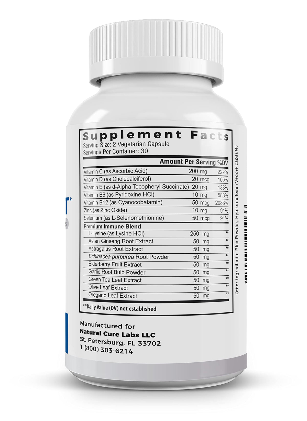 Palmara Health Premium Immune Support, 60 Capsules Palmara Health