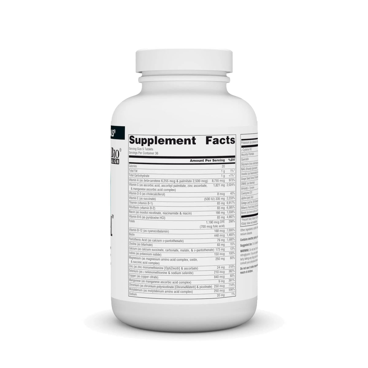 Source Naturals Elan Vital Multiple - Supports Brain, Heart, Liver, Immune, Energy Boost - 180 Tablets Source Naturals