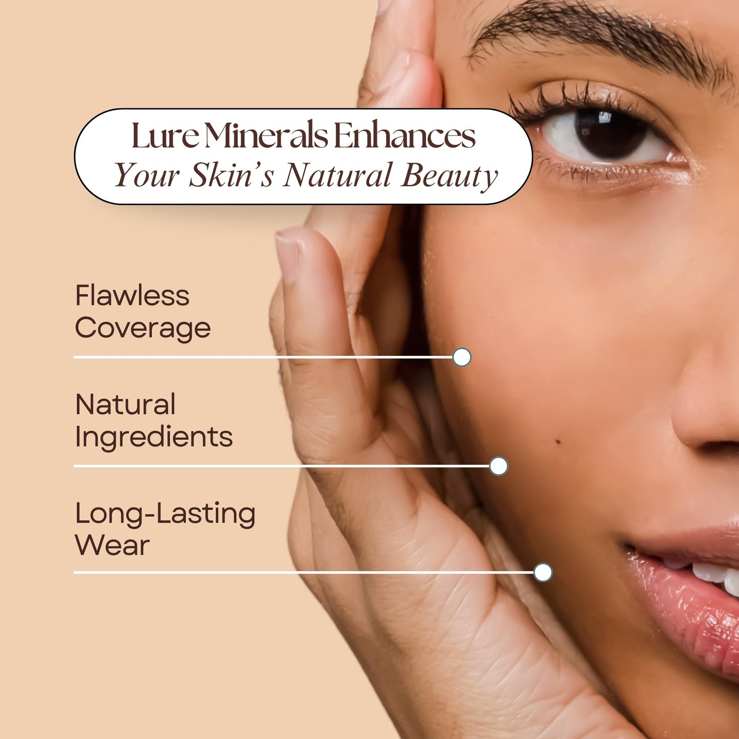 Lure Minerals Bronze warmth All over Face Bronzer (Compare to Bare Minerals) (Warmth) Large 1.oz Jar Pure Minerals