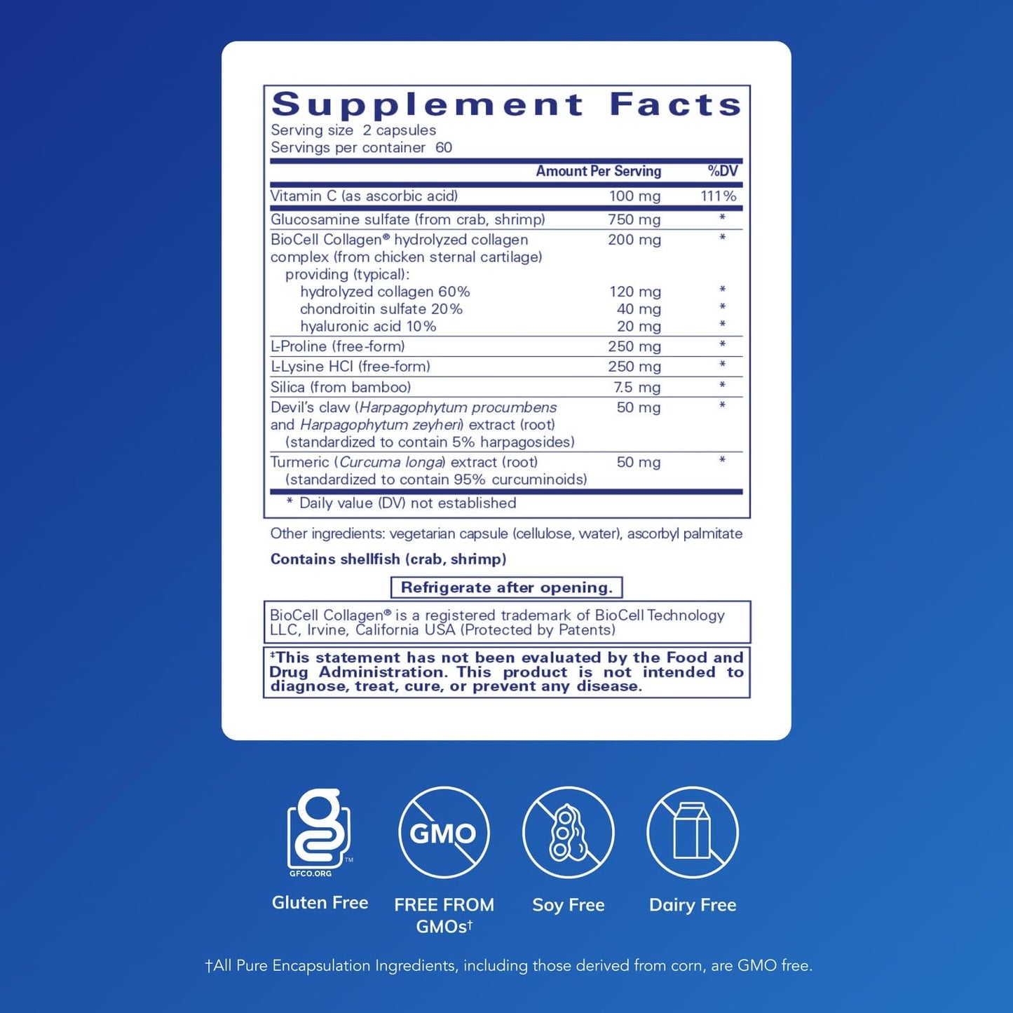 Pure Encapsulations - Ligament Restore - Dietary Supplement Helps Maintain Healthy Tendons, Ligaments and Joints - 120 Capsules Pure Encapsulations