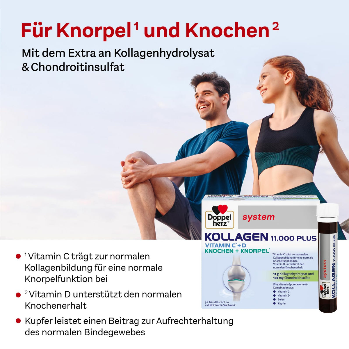 Doppelherz collagen 11,000 ampoules, 30 x 25 ml, PZN:7625039 My Store