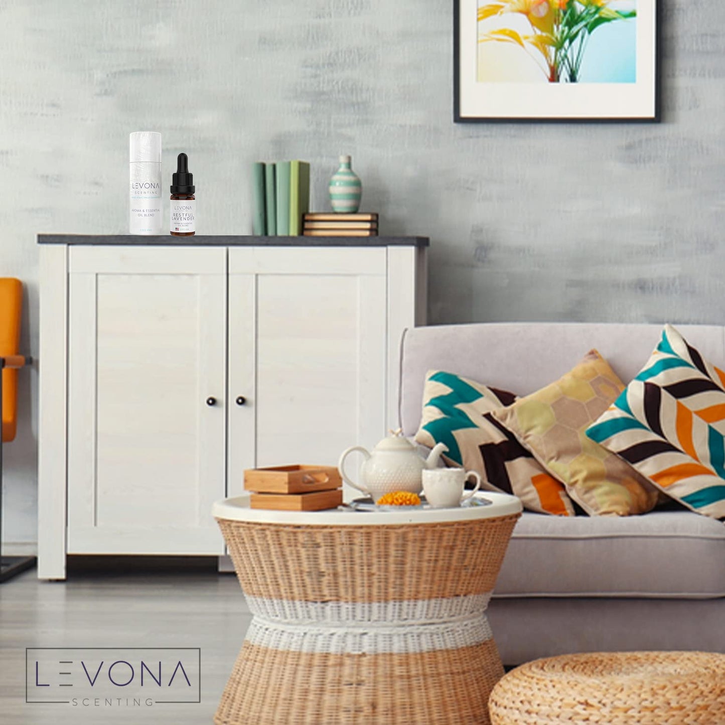 Levona Scents Pure Essential Oils for Diffusers for Home Luxury Scents - Restful Lavender Essential Oil LEVONA SCENT