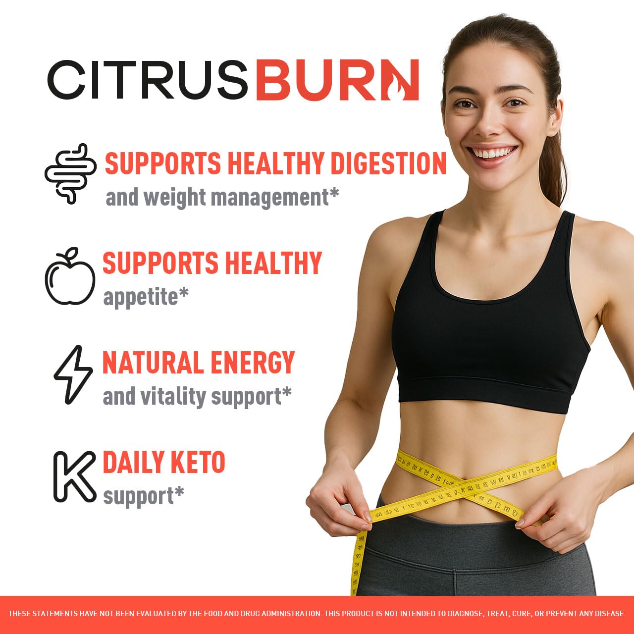 Citrus Burn Capsules - Official CitrusBurn Pills Supplement Support All Natural Ingredients Advanced Formula Premium Multivitamin for Overall Health & Wellness, 60 Capsules for 1 Month LIVORKA