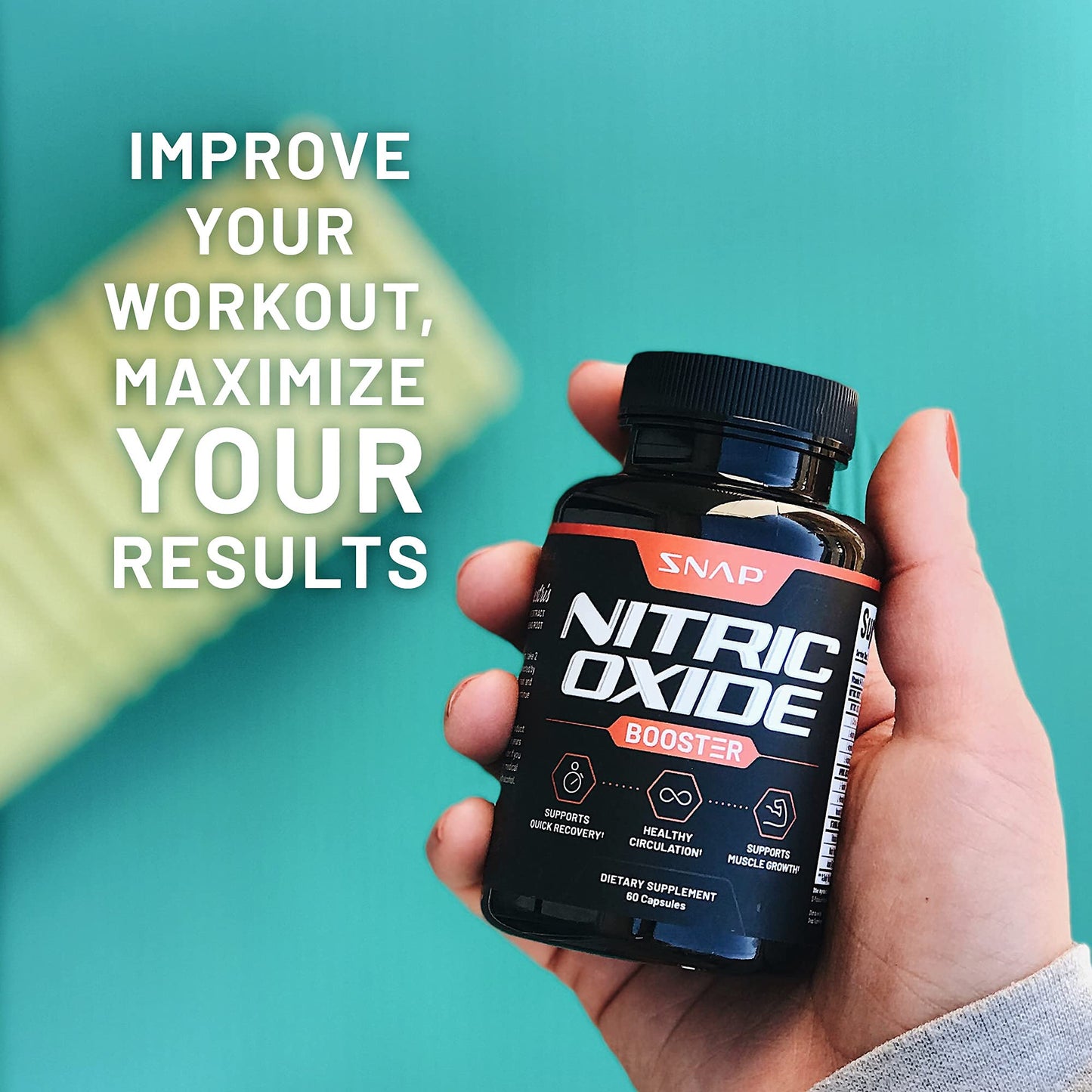 Snap Supplements Nitric Oxide + Testo Booster (2 Products) Snap Supplements