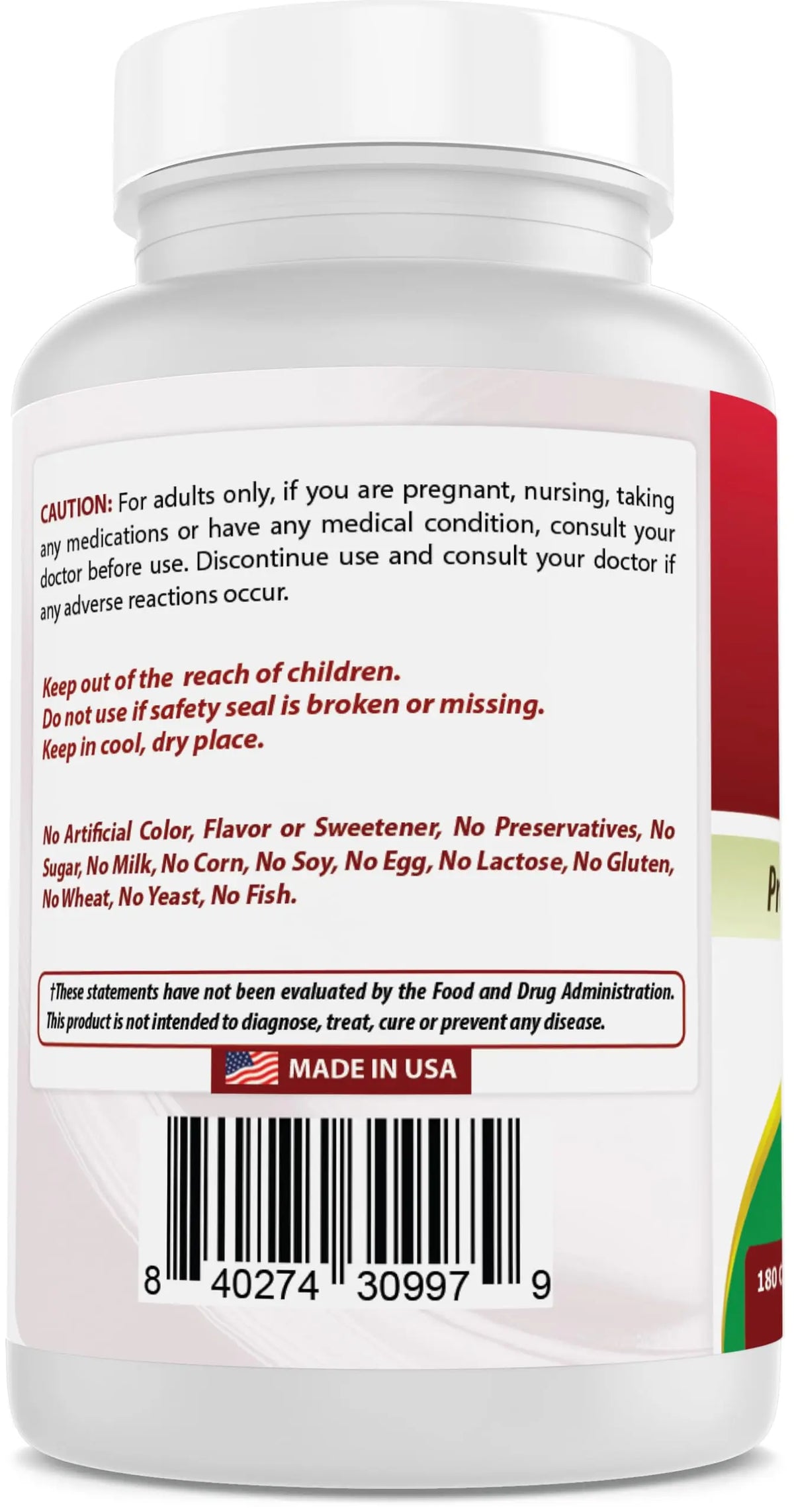 Best Naturals Lithium Orotate 5 mg 180 Capsules - Non GMO - Gluten Free Best Naturals