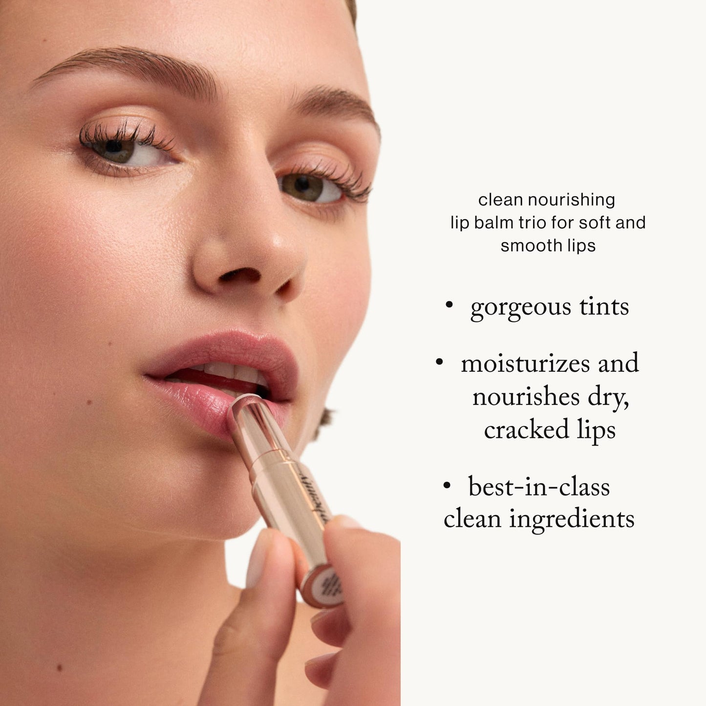goop Beauty Clean Lip Balm | Dry Lips Treatment | Coconut Oil, Pomegranate Extract goop