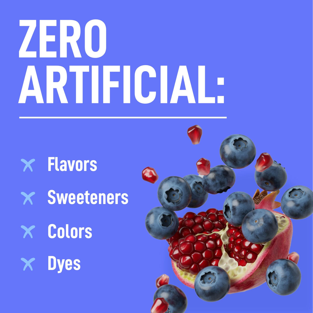 Keppi Electrolytes Powder Packets – Blueberry Pomegranate 30 Servings – No Sugar Hydration Supplement with Potassium, Magnesium, Sodium – Keto, Vegan Keppi