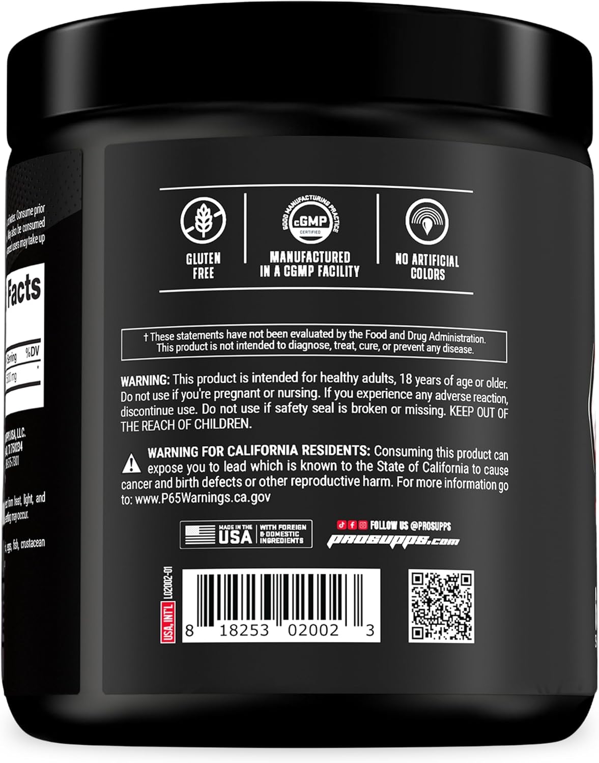 PROSUPPS Hyde Signature Sustained Pre-Workout, Blue Razz, 30-Servings and Creatine 300 Bundle Gsupps Australia