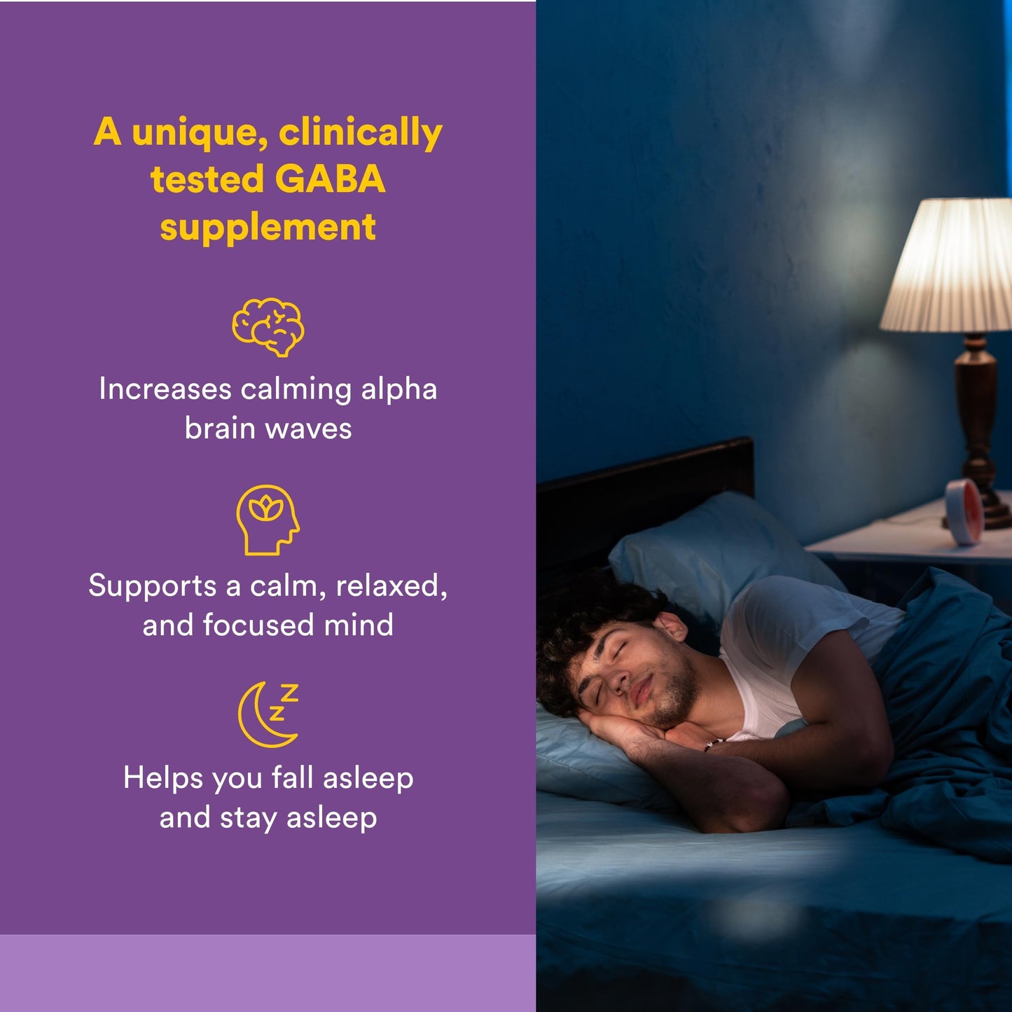 Natural Factors Pharma GABA - Dietary Supplement Supports Calm Sleep & Sleep Quality - Natural, Fast-Working Supplement Aids Focus & Brain Health - 60 Chewable Tablets (60 Servings) Natural Factors