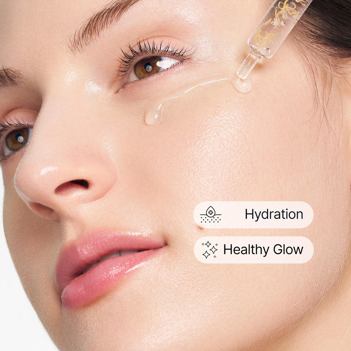 SUNGBOON EDITOR Glow Intensive Silk Peptide Ampoule, Copper Peptides Serum for Face with Collagen & Multi Peptides SUNGBOON EDITOR