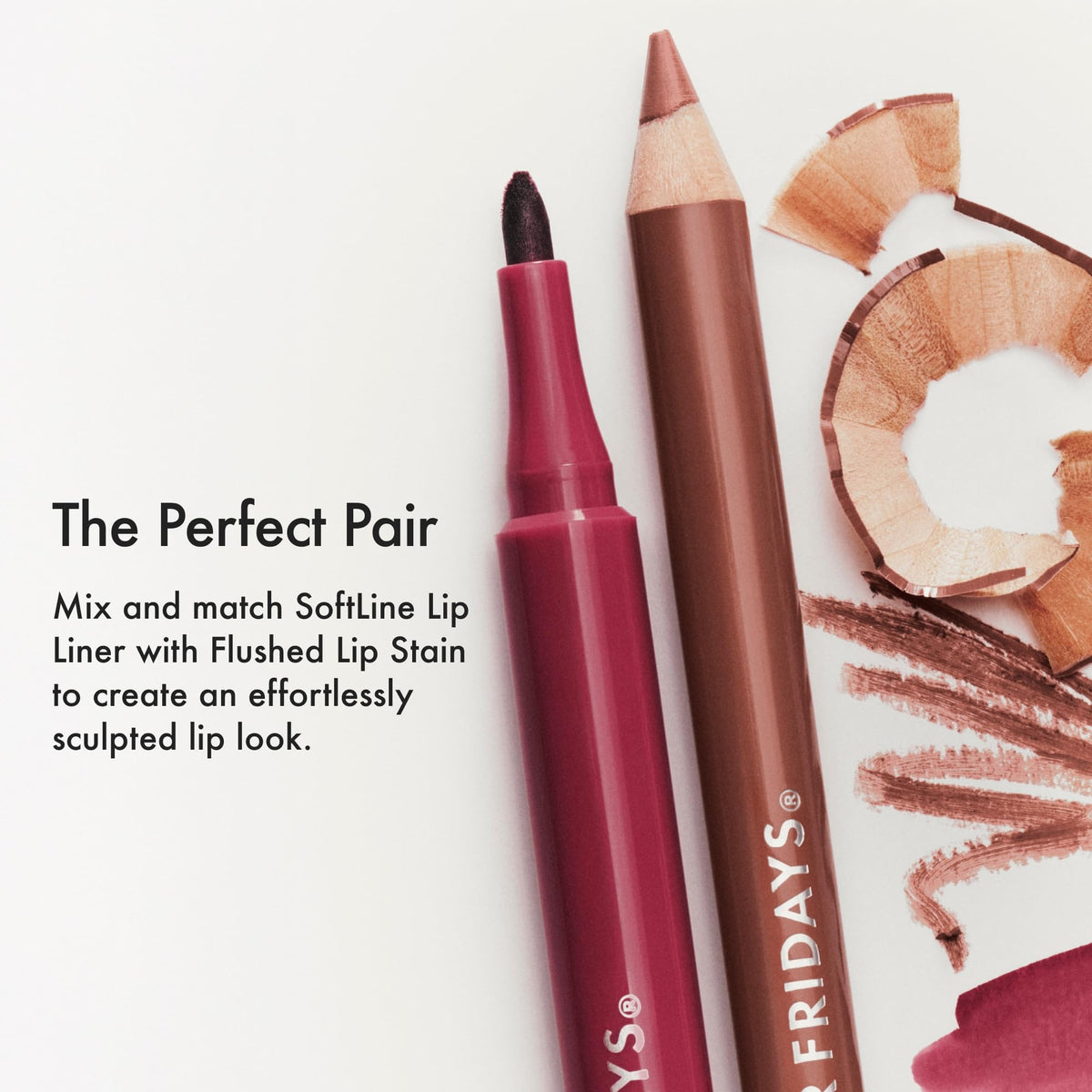 Summer Fridays Flushed Lip Stain Liner, 12hr Wear & Transfer-Proof, Slipper Summer Fridays