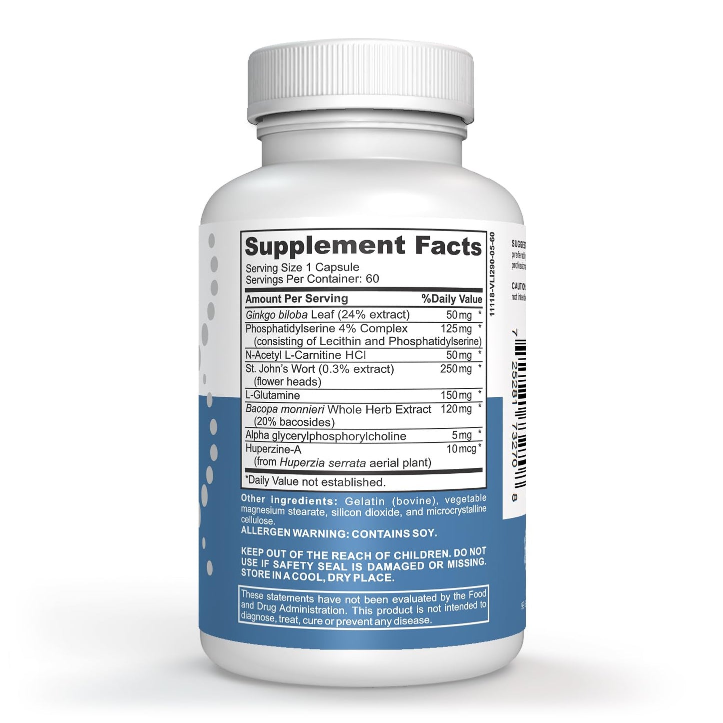 StarPass Labs Advanced Memory Formula Extreme Brain Booster, Brain Supplement for Memory, Focus and Mental Performance, Memory Vitamins for Better Brain Health 180 Capsules (3 Pack) StarPass Labs