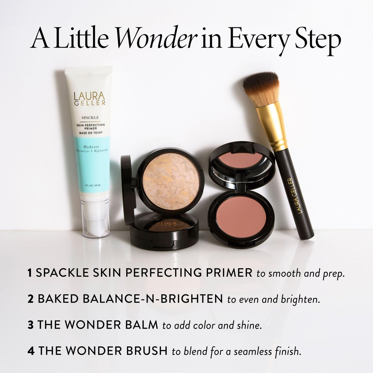 LAURA GELLER The Wonder Balm Cream Blush –Multi-Use, Pinch-Me Pink LAURA GELLER NEW YORK