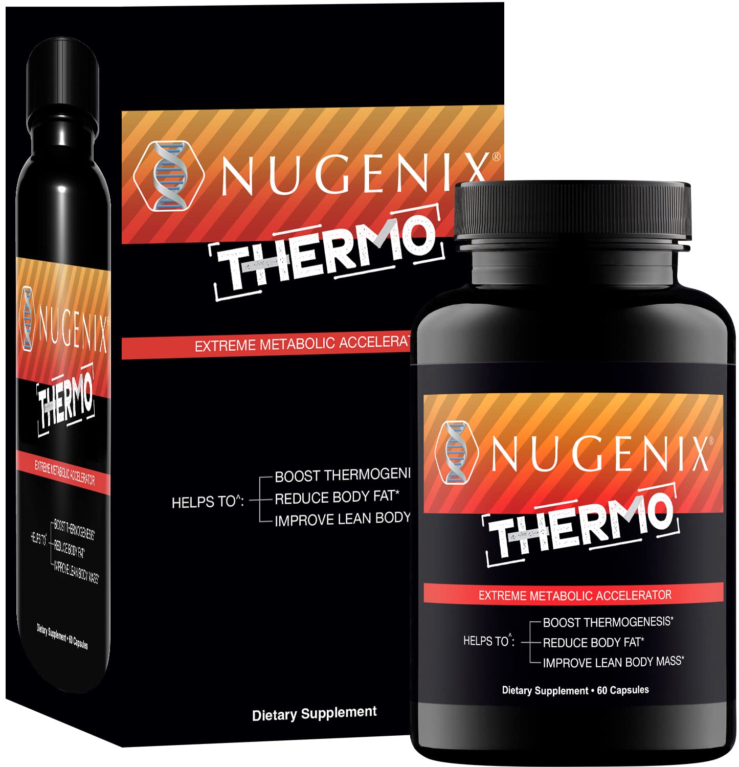Nugenix Thermo - Thermogenic Fat Supplement Pills for Men, Extreme Metabolic Accelerator, 60 Count Nugenix