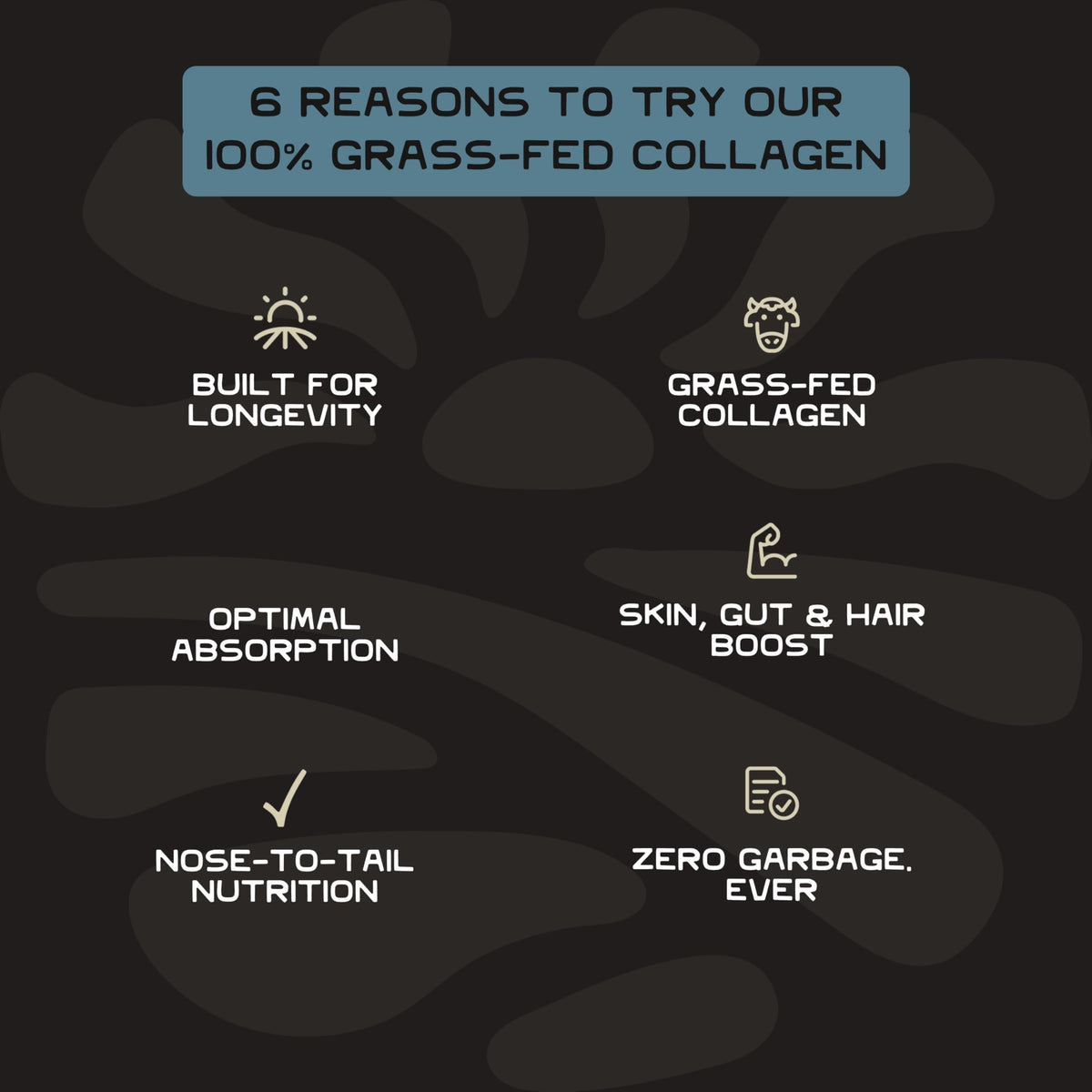 Lineage Provisions 100% Grass Fed Collagen Powder UNFLAVORED – Hydrolyzed Bovine Collagen Peptides with Trachea, Scapula, Eggshell Membrane – Collagen Protein Powder with Vitamin C – 30 Servings Lineage Provisions