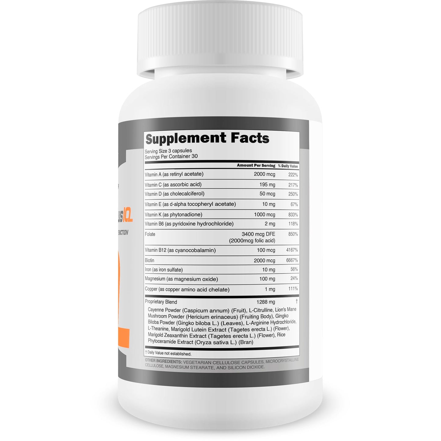 Rejuva Brain Plus Reviva Brain Plus IQ - Support Healthy Brain Function - Brain Boosting Complex Ultra Blend Formulated with Memory Support Nootropic Ingredients - Clarity - Focus - Performance Rejuva Brain Plus