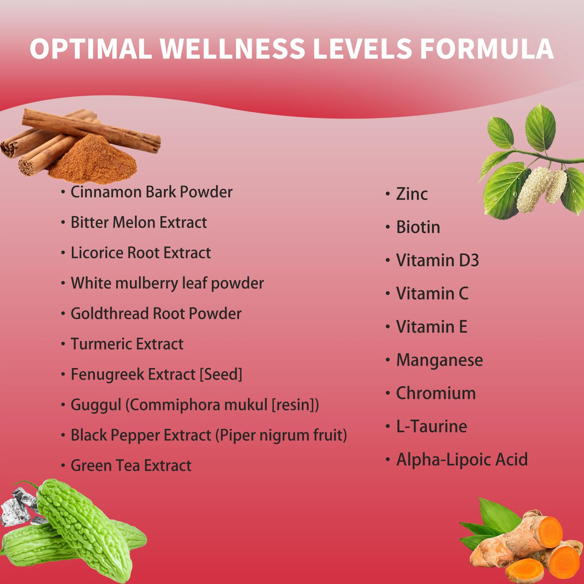 Blood Sugar Complex Supplement – Natural with 20 Active Herbs and Vitamins, Including Cinnamon, Bitter Melon, Black Pepper, Licorice, Vegan, Non-GMO, Gluten-Free, 60 Capsules HOWEEJET