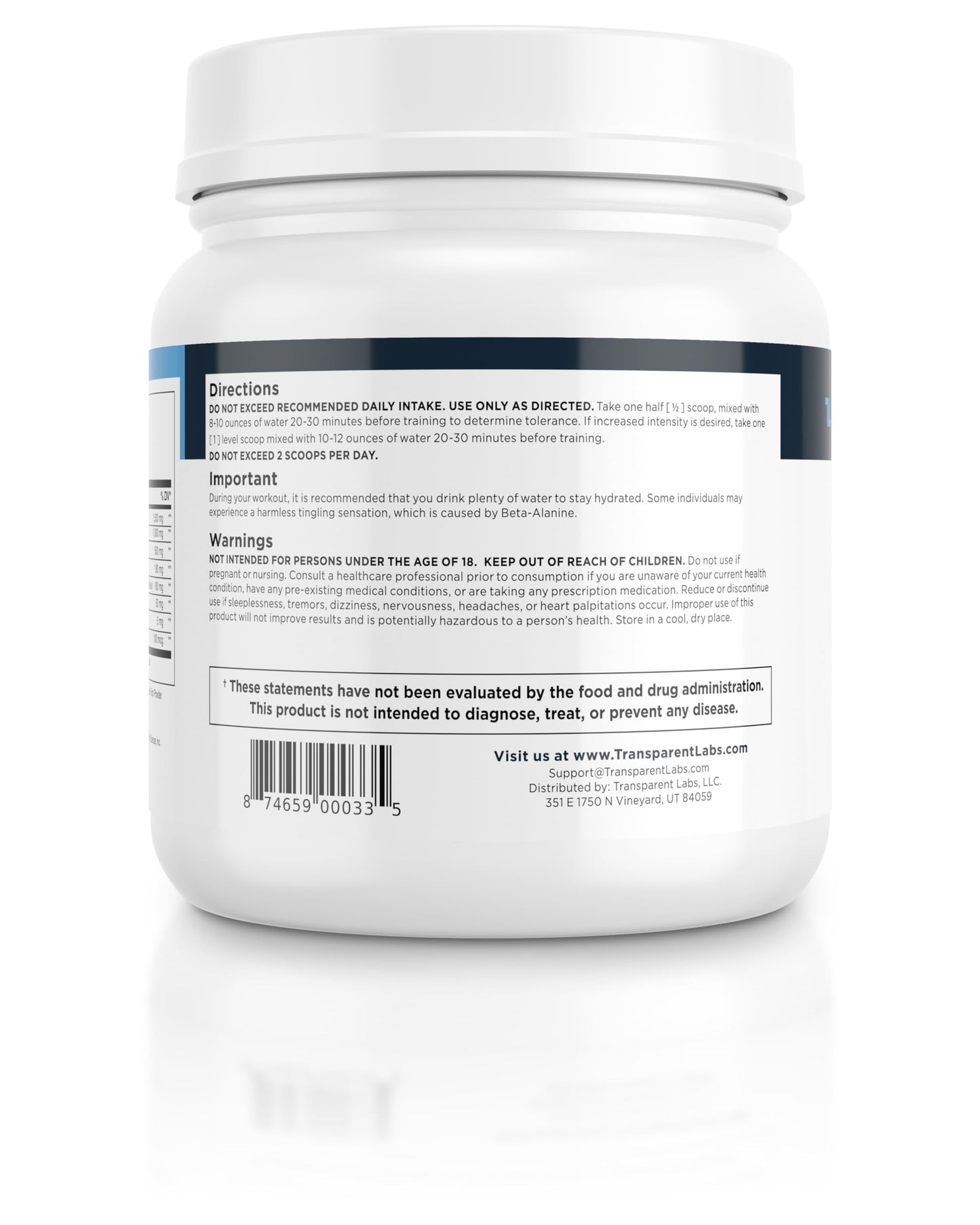 Transparent Labs Lean Pre-Workout - Body Recomposition Pre Workout for Men and Women with Acetyl L-Carnitine, Beta Alanine Powder, & PurCaf Organic Caffeine Powder - 30 Servings, Strawberry Lemonade