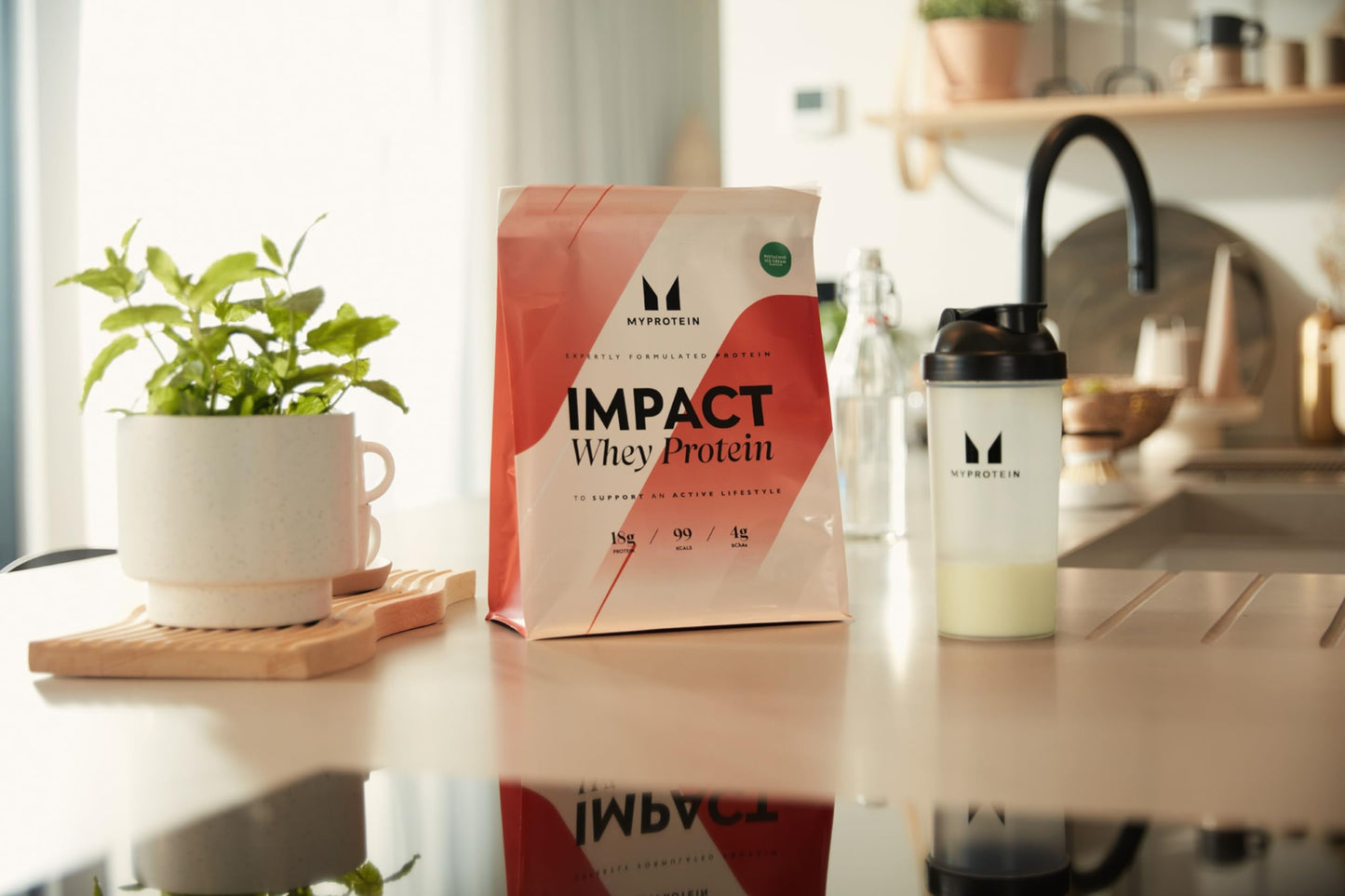 MyProtein Impact Whey Protein - Vanilla 1kg - 40 Servings Myprotein
