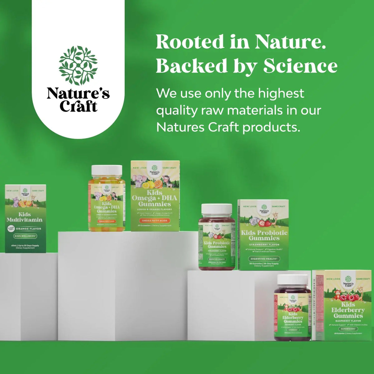 Natures Craft High Prebiotic Fiber Gummies for Kids - Dietary Fiber Supplements for Digestion & Constipation - Chicory Root Kids Immune Gummies - Non-GMO Natures Craft