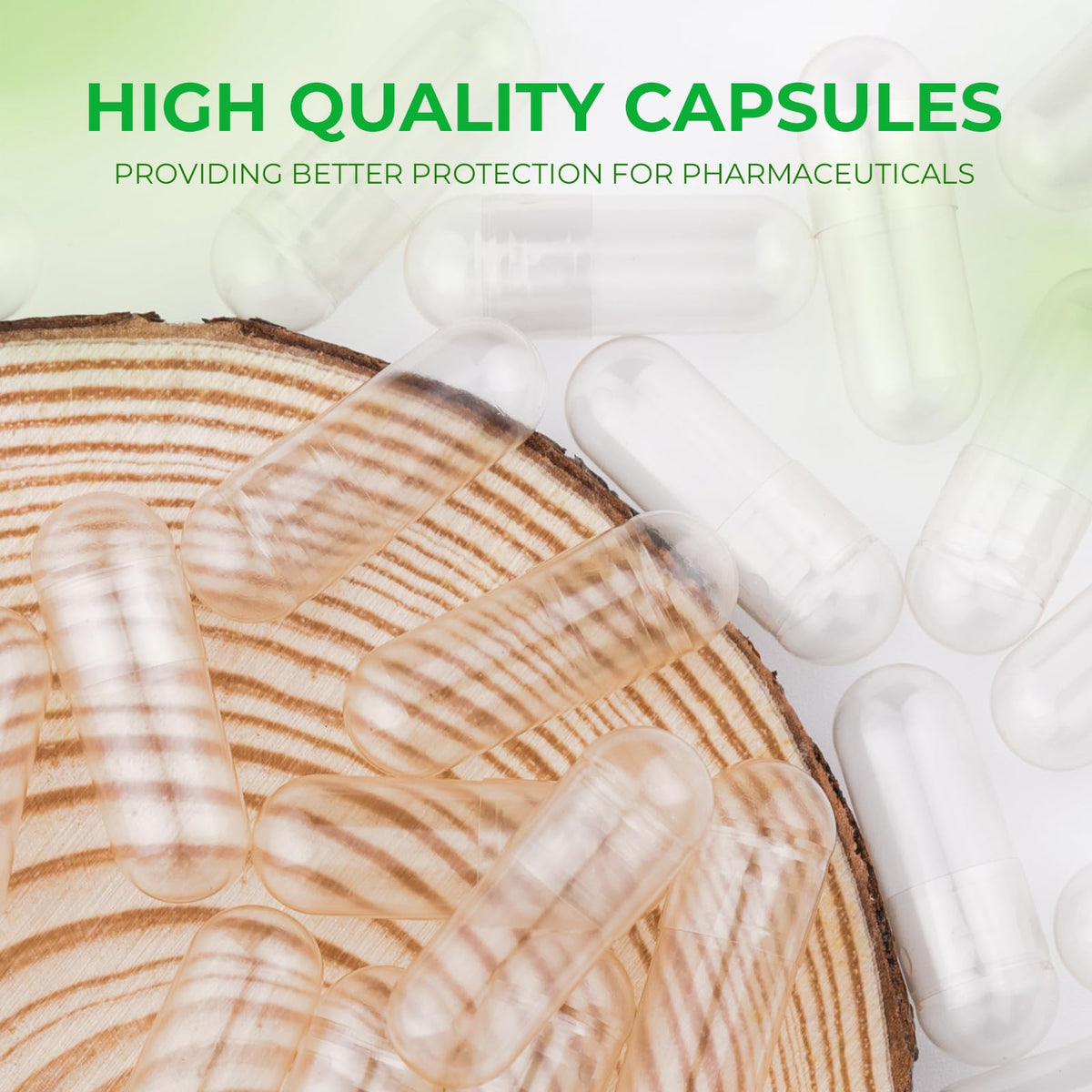 Angtai JN Vegan Empty Pill Capsules Size 2 Plant Based Clear (100 Count) Gluten Free, Non-GMO, Halal Certified Caps Filling Kit with 2 Spoons for Vegetarian DIY Your Own Supplements Angtai JN