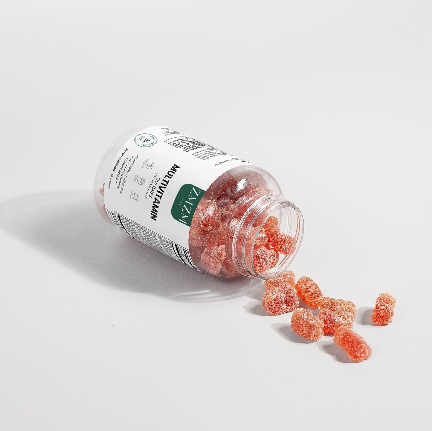 ZMZM LABS Multivitamin Gummies – Strawberry Flavor, 60 Gummies, Vegan, Gelatin-Free, Halal-Friendly Daily Vitamin Supplement ZMZM LABS