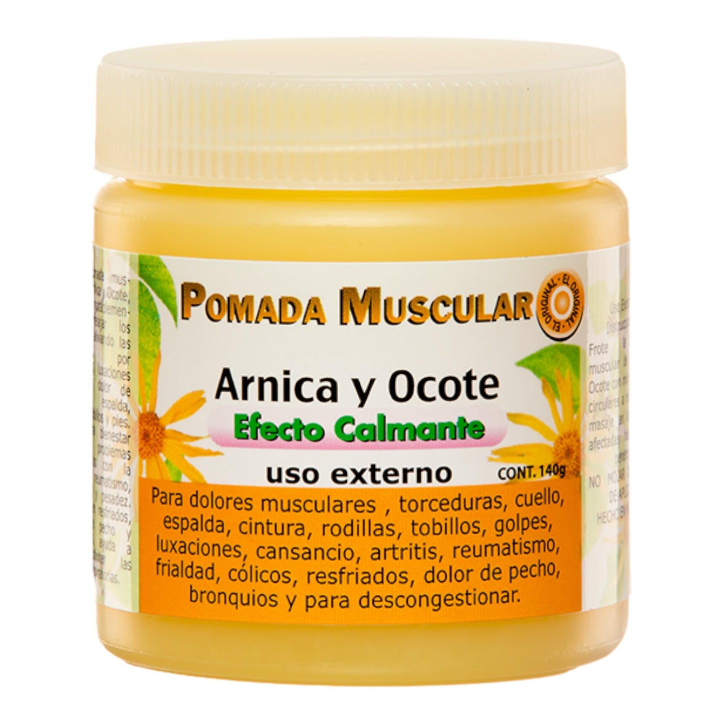 Florigan Arnica & Ocote Muscle Ointment 140grs. Calming Effect Florigan