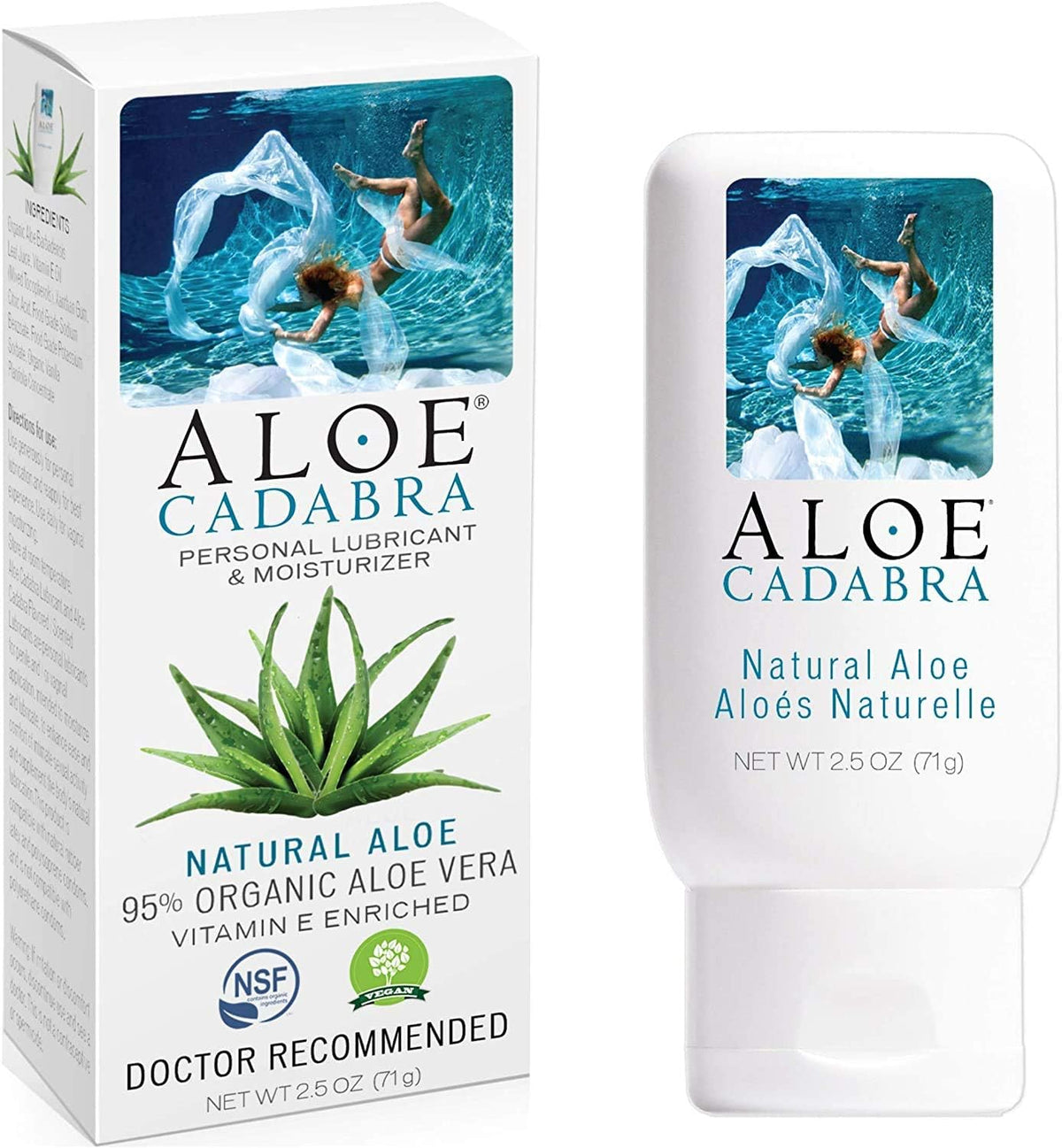 Aloe Cadabra Organic Water Based Personal Lubricant and Natural Vaginal Aloe Cadabra