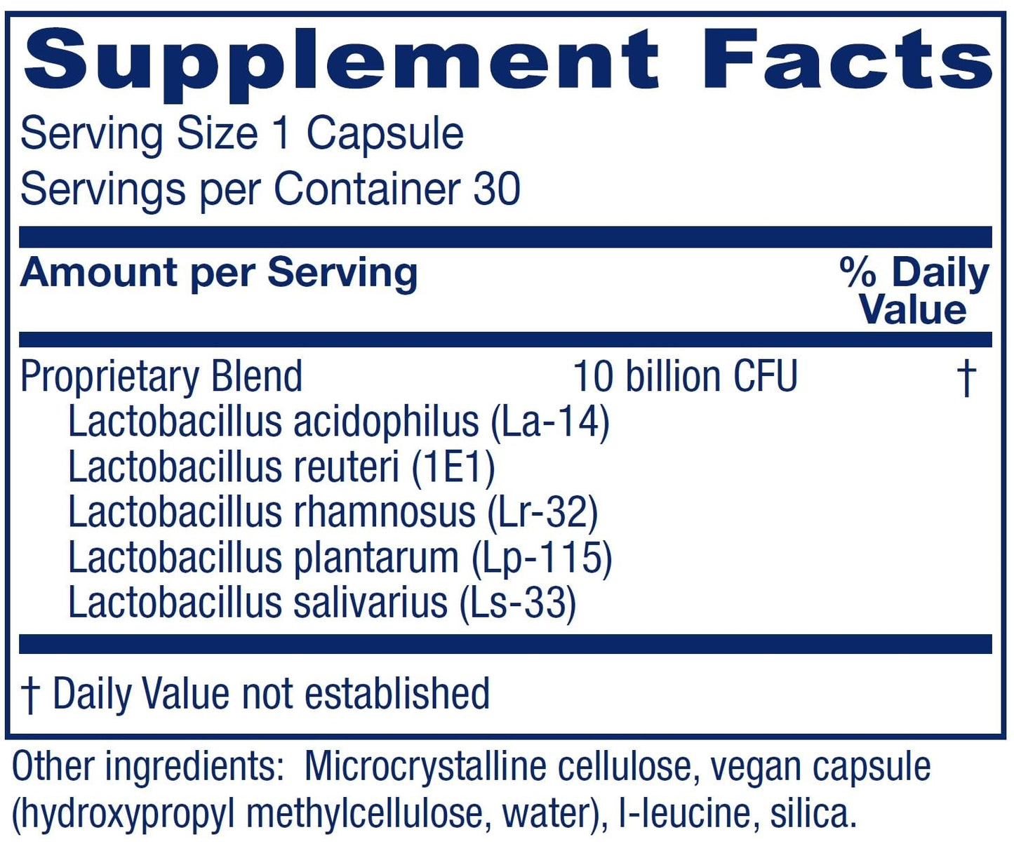 Vitanica FemEcology, Vaginal and Intestinal Probiotic Support, Vegetarian, 30 Capsules Vitanica