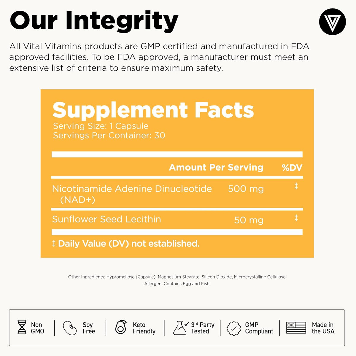 Vital Vitamins Vegan Collagen Booster + NAD+ Supplement Gsupps Australia