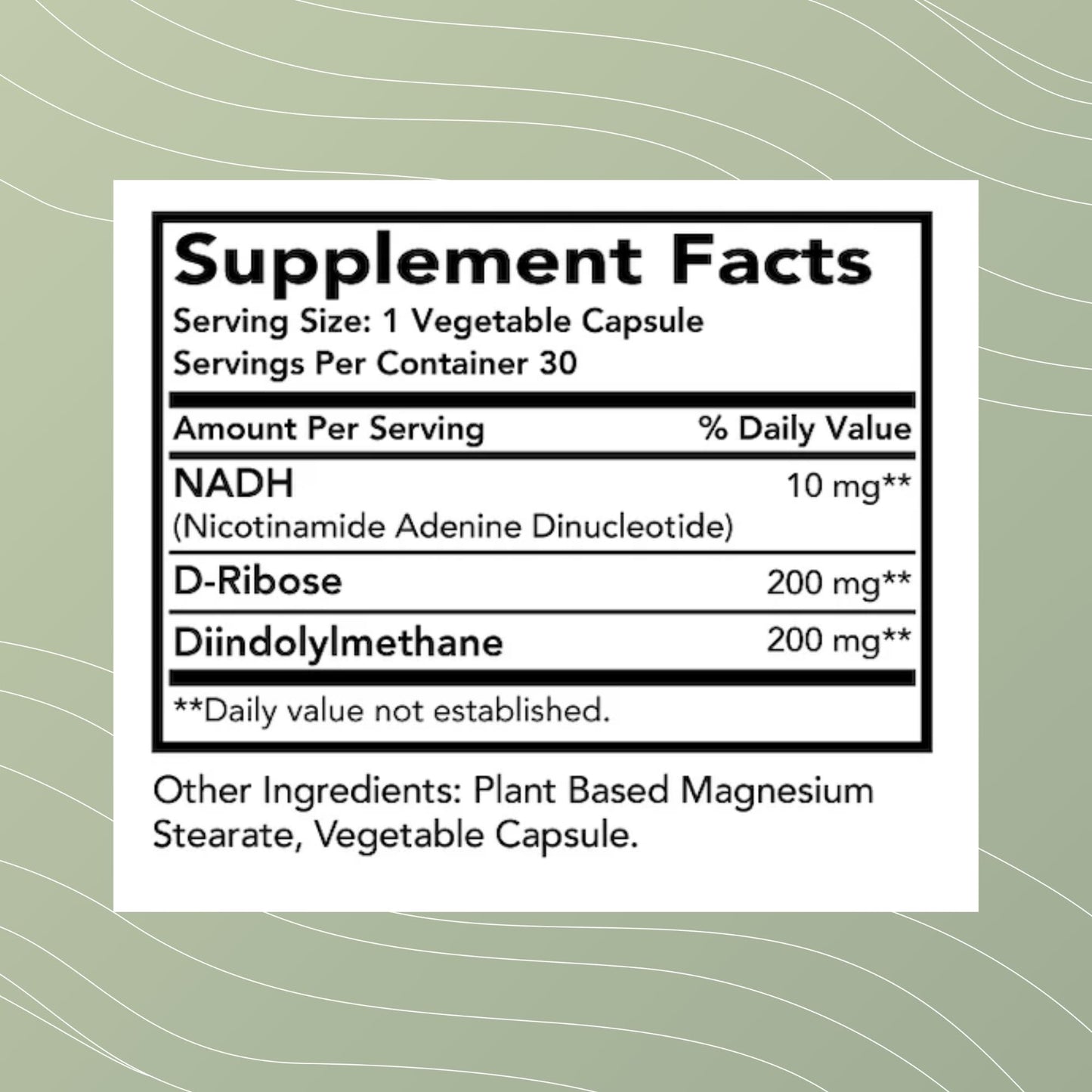 Optimal Health Systems NADH + DIM | Dr. Harris Essentials | Energy + Neurotransmitter Support | Plant-Based | Mental Clarity, Concentration, & Memory Supplement | 30 Capsules Optimal Health Systems