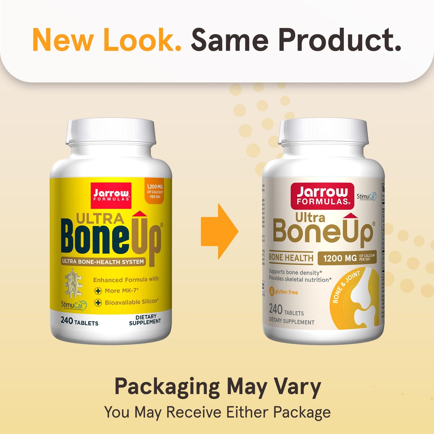 Jarrow Formulas® Ultra BoneUp®, Includes MK-7 and Silicon for Added Bone Support, 240 Bone Health Tablets Jarrow Formulas