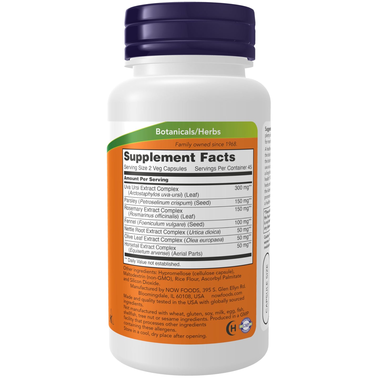 NOW Supplements, Kidney Cleanse with Uva Ursi, Parsley Seed, Fennel, and Horsetail, 90 Veg Capsules NOW Foods