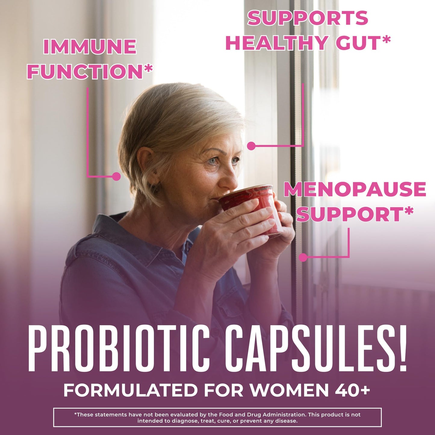 Mary Ruth's 3 in 1 Women's 40+ Health Probiotic, 30 CT MaryRuth Organics