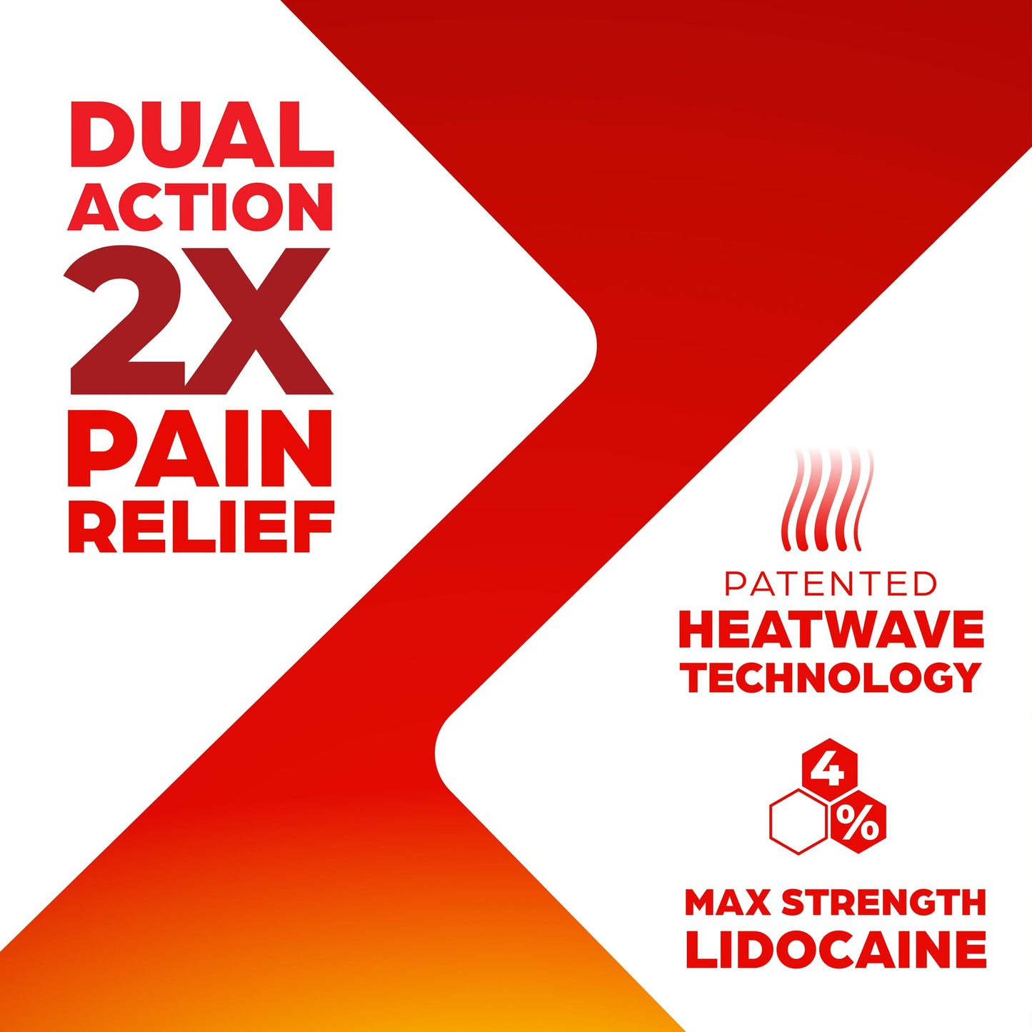 ThermaCare Heat + Max Strength 4% Lidocaine Roll-On - Dual Action Pain Relief with Patented Heatwave Technology - Targeted No-Mess Relief for Back, Neck, Muscles, & Joints ThermaCare