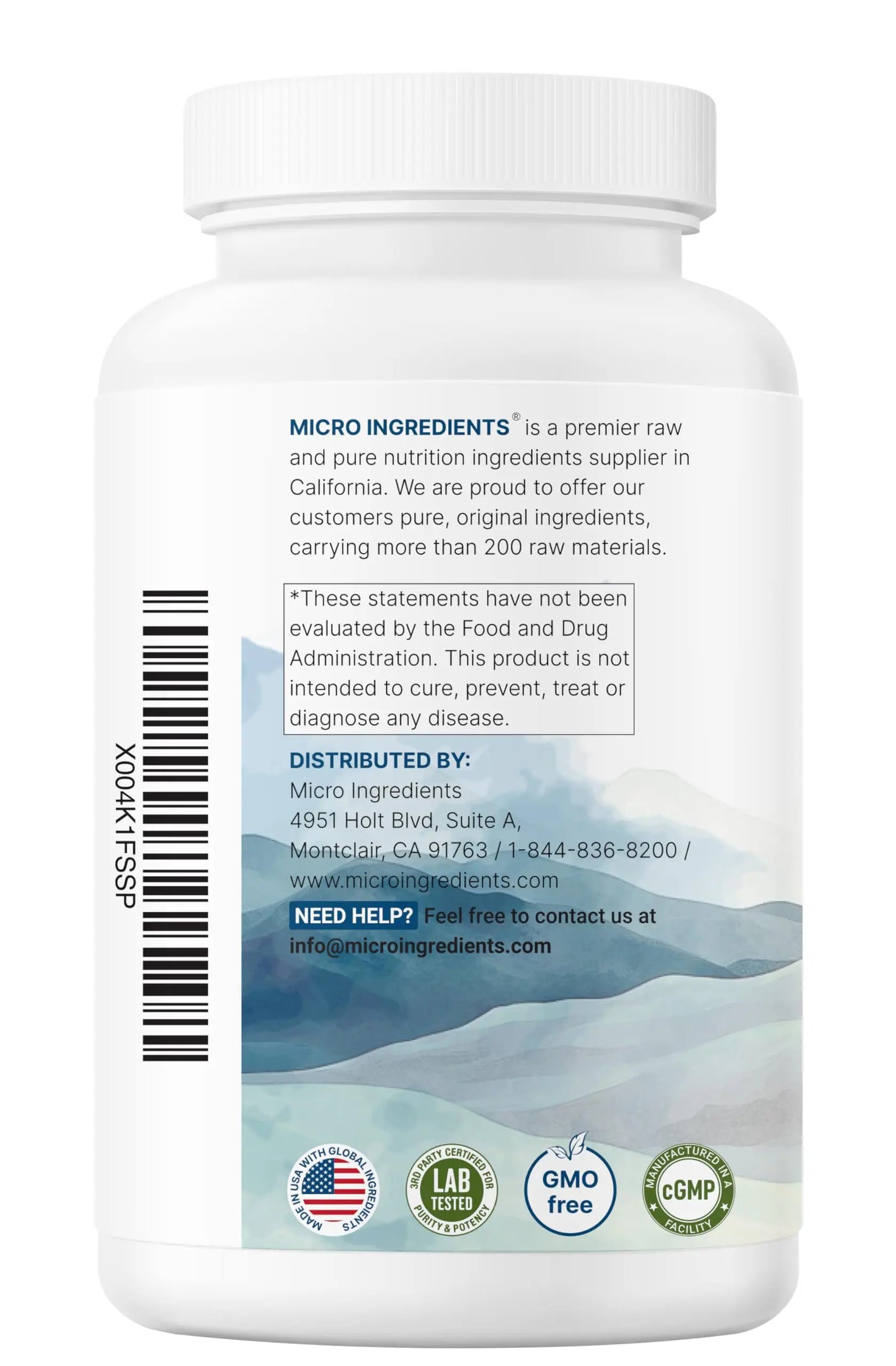 Pure L-Lysine 2,000mg, 300 Veggie Capsules | Maximum Potency, Easily Absorbed, Free Form | Essential Amino Acid for Collagen, Lip, & Immune Support Micro Ingredients