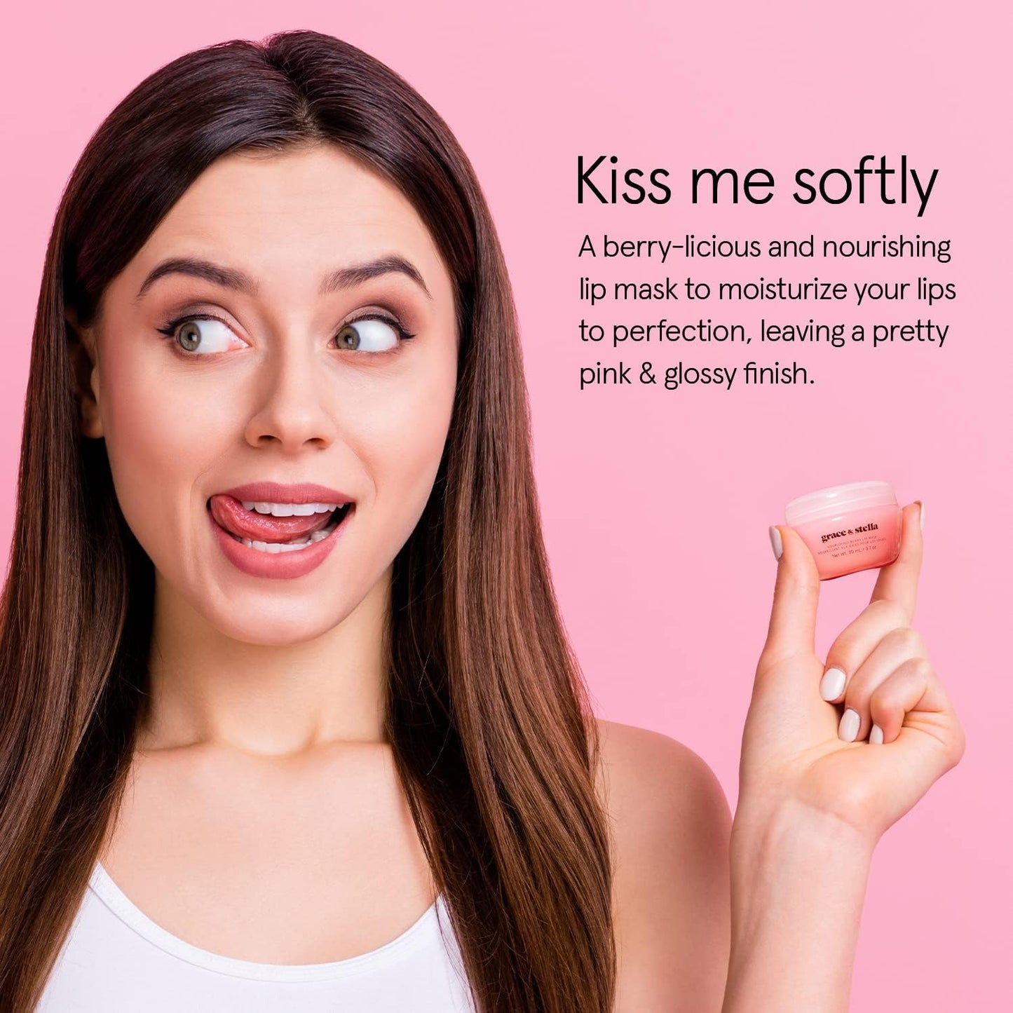 grace & stella Award Winning Lip Butter - Hydrating Lip Balm - Nourishing Lip Mask (1-pack) Travel Essentials, Travel Size Toiletries grace & stella
