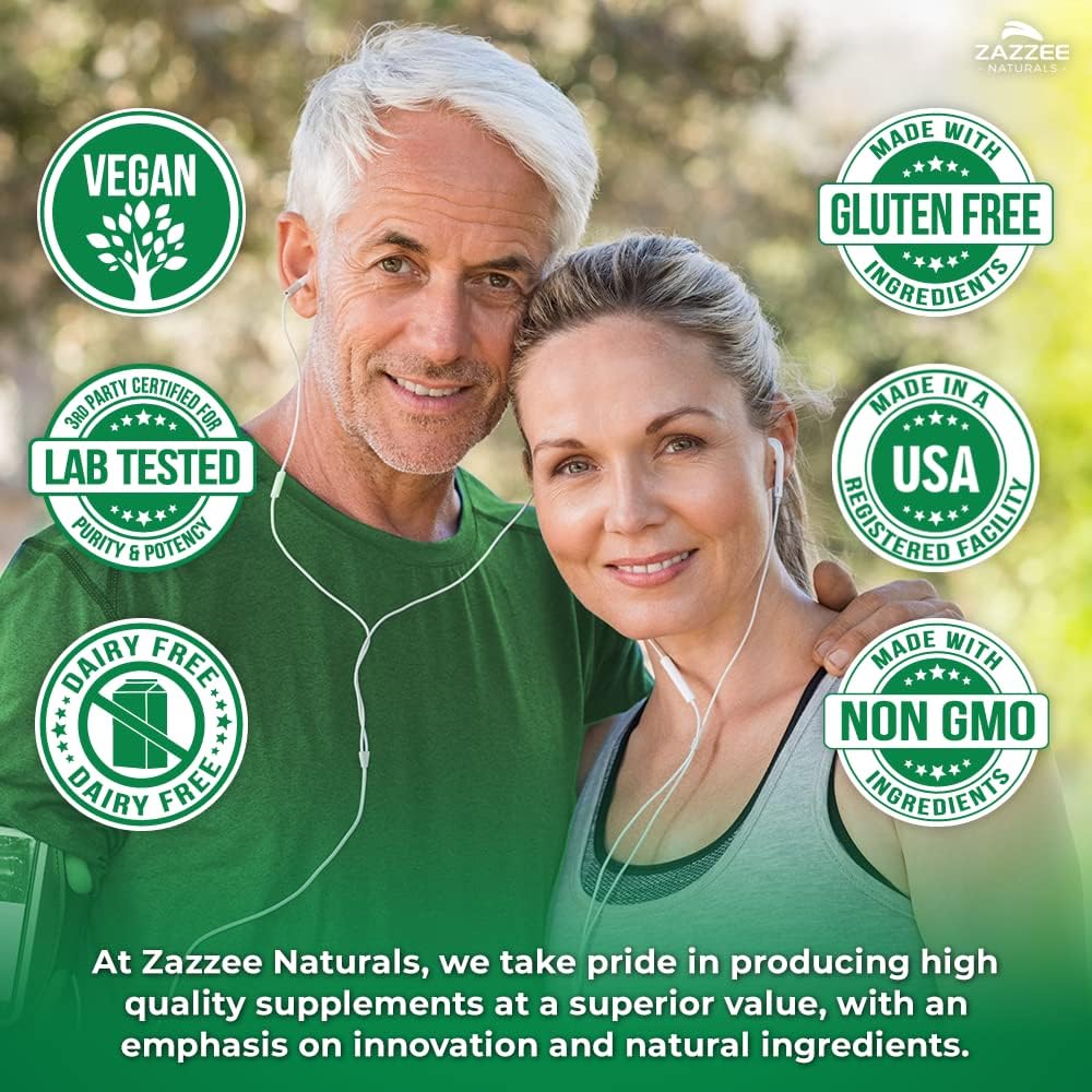 Zazzee USDA Organic Stinging Nettle Leaf 20:1 Extract, 120 Vegan Capsules | 4 Month Supply, Respiratory, Immune & Seasonal Wellness Support, Urtica Dioica, Organic Herbal Supplement, Made in the USA Gsupps Australia