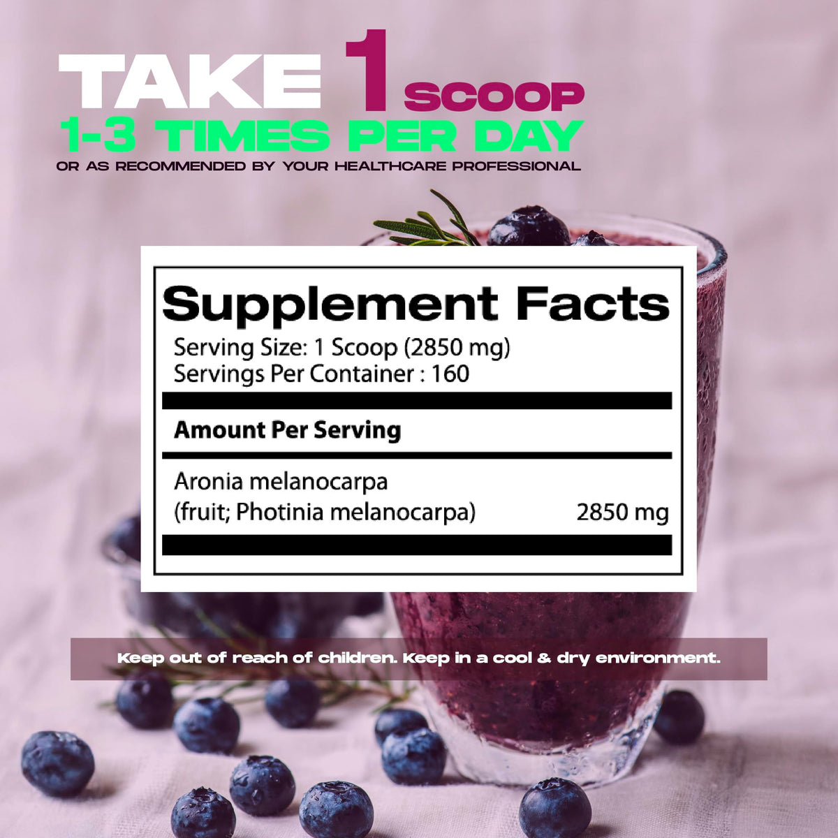 Samsara Herbs Aronia Berry 20:1 Extract Powder (16oz/454g) - Antioxidant, Flavonoids and Polyphenols Supplement - High ORAC - Native American Berry - Improved Wellbeing Samsara Herbs