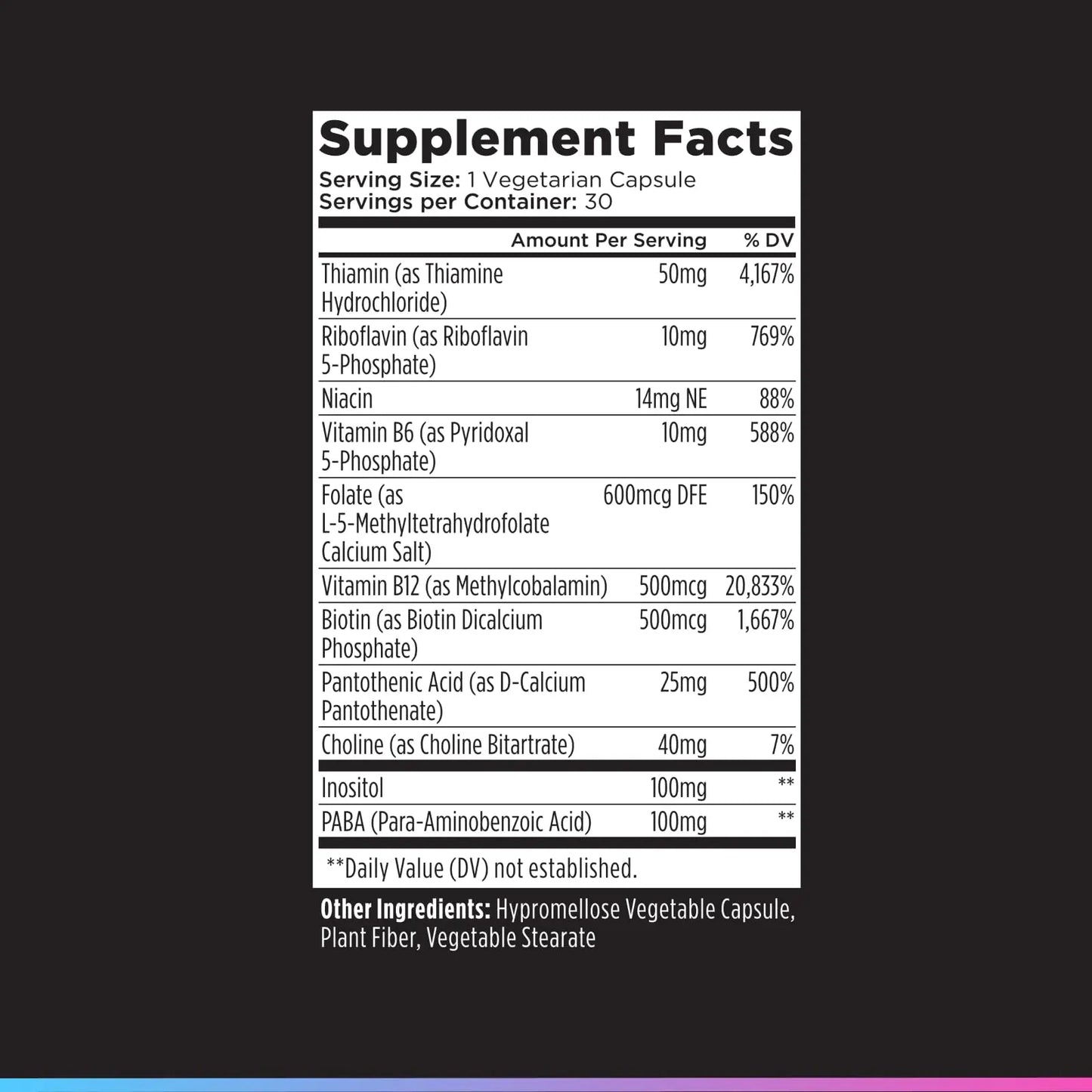 Livingood Daily Vitamin B Complex Capsules for Men and Women, Methylated B12 & Folate, 11 Active Forms Including B1 B2 B3 B5 B6 & Biotin, Gluten Free Livingood Daily