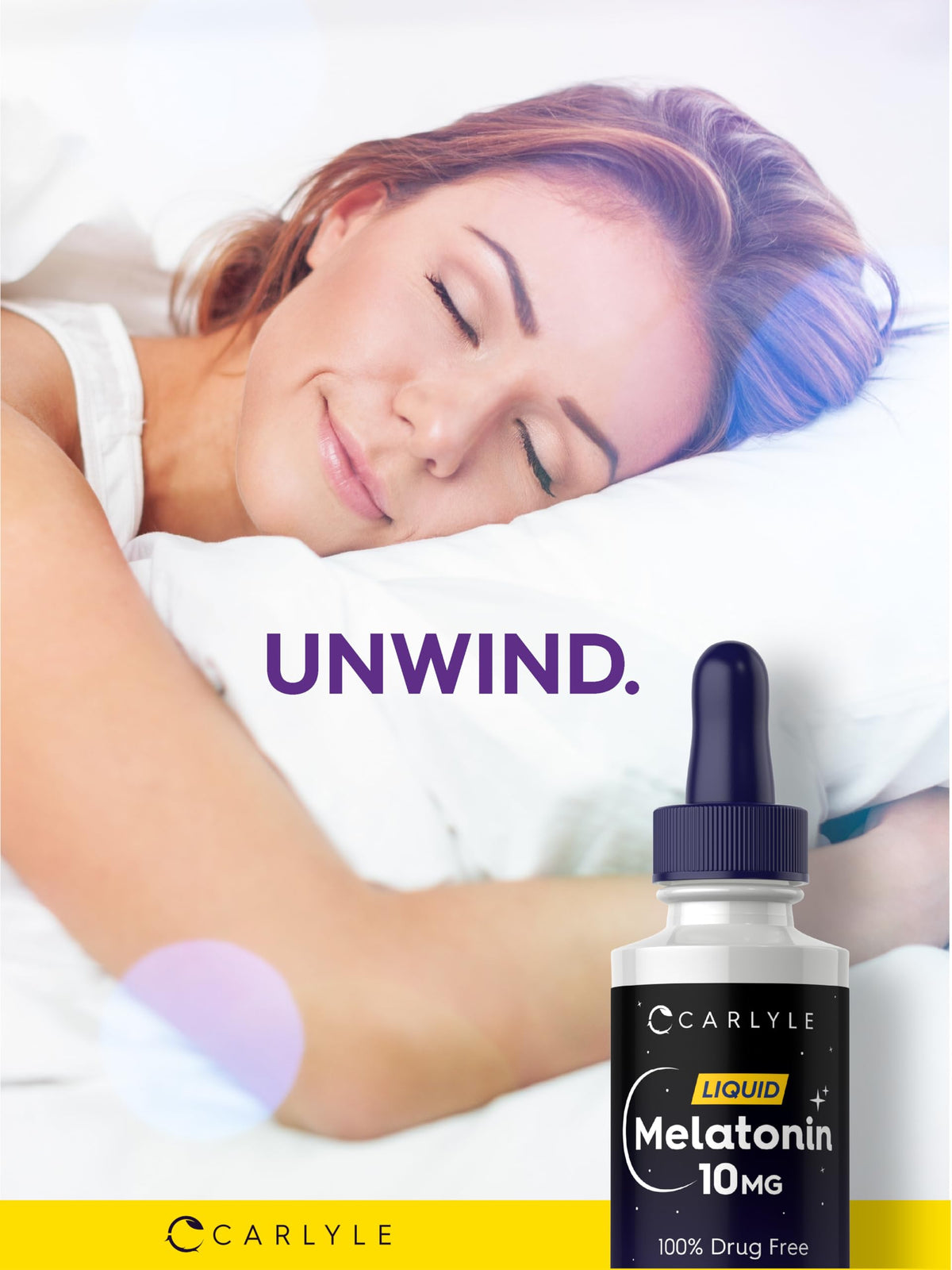 Carlyle Melatonin 10mg | 2 fl oz Liquid Drops | Berry Flavor | for Adults | Non-GMO, Vegetarian Supplement Carlyle