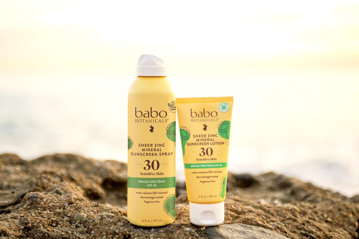 Babo Botanicals, Sunscreen Unscented SPF30, 3 Fl Oz Babo Botanicals