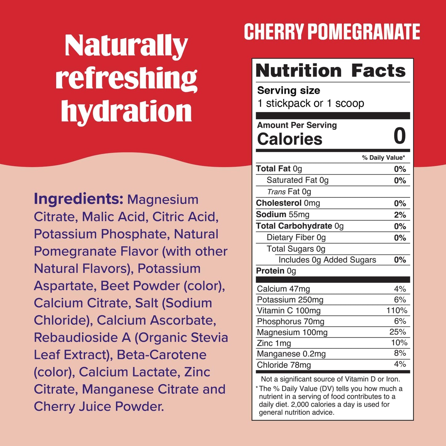 Ultima Replenisher Daily Electrolyte Powder Drink Mix – Sugar Free – Cherry Pomegranate, 30 Servings – Hydration Powder with 6 Electrolytes Ultima Replenisher