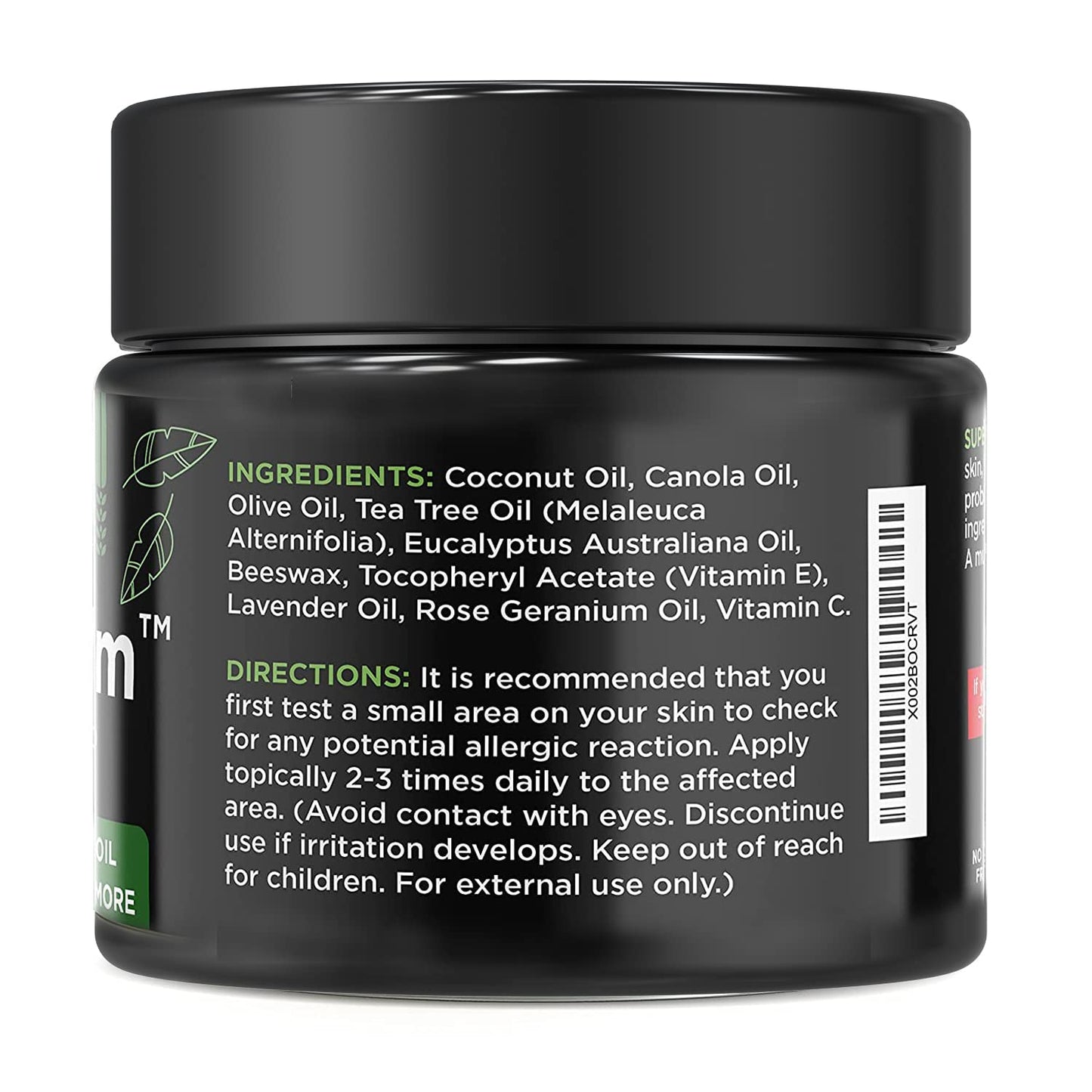 DAILY REMEDY Tea Tree Oil Extra Strength Super Balm - Athletes Foot Cream Combats DAILY REMEDY