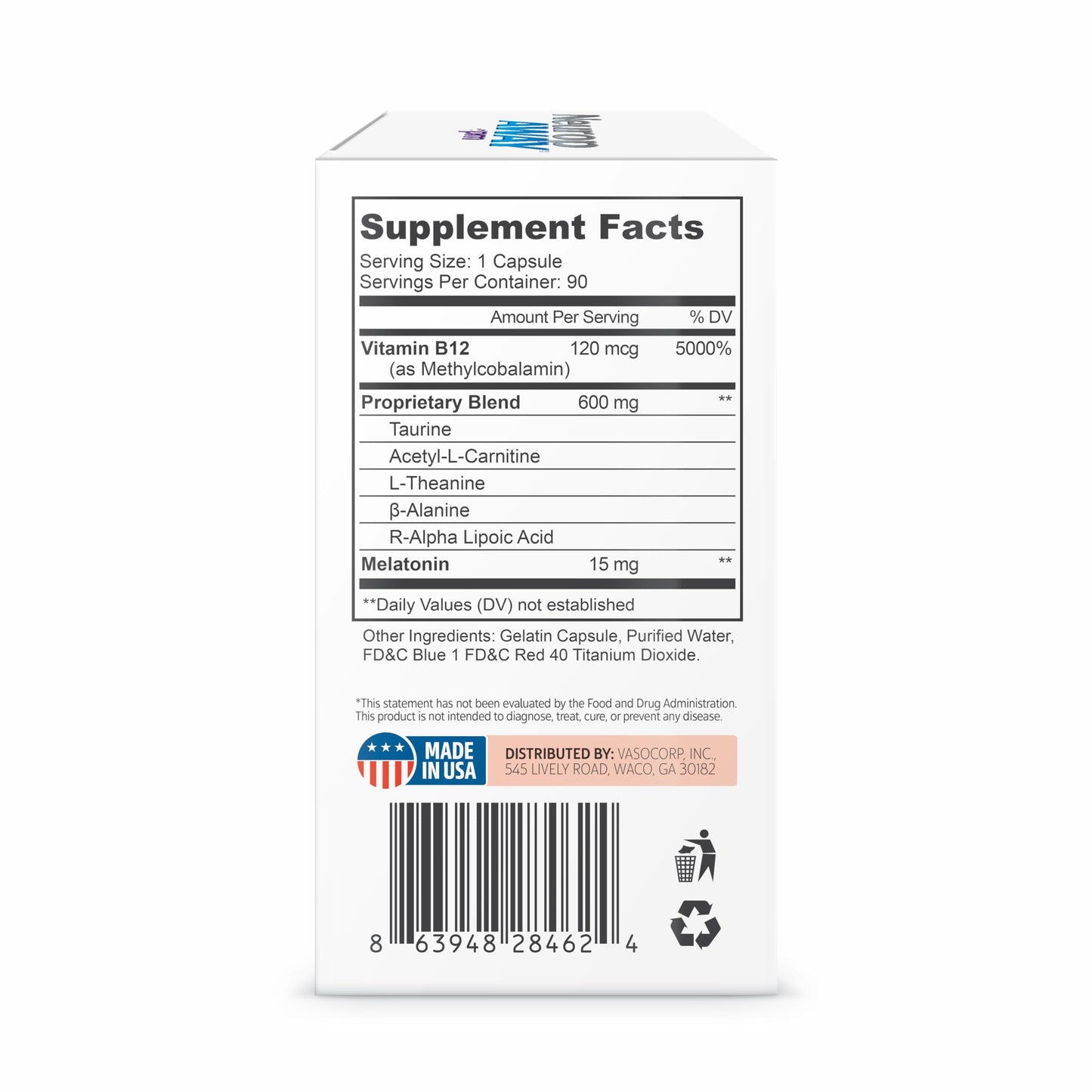 NeuropAWAY Nerve Support PM | 90 Capsules NeuropAWAY