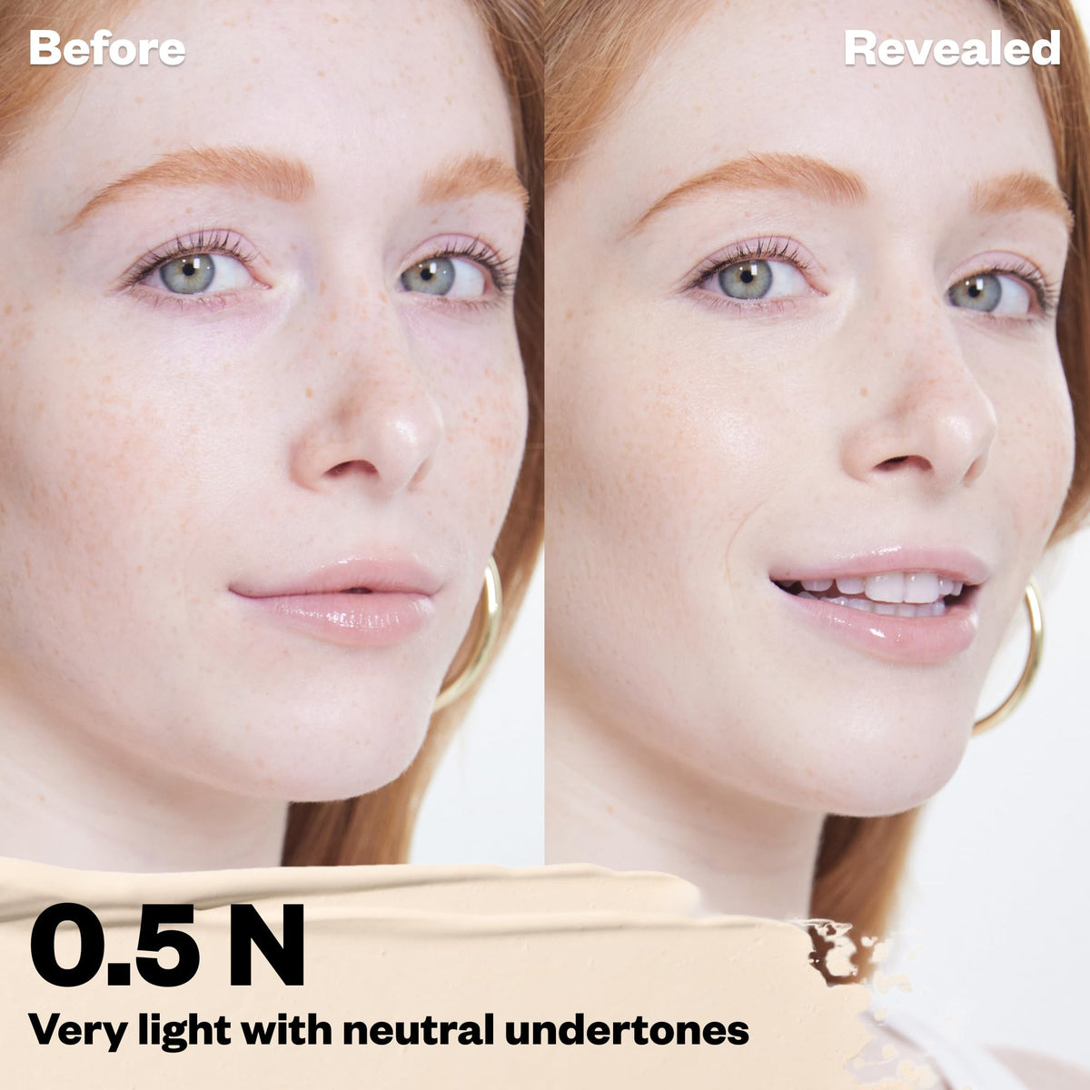 Kosas Revealer Concealer – Medium Coverage Hydrating Under Eye & Face Concealer with Hyaluronic Acid, Tone 0.5 N Kosas